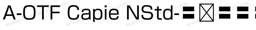 A-OTF Capie NStd字体转换